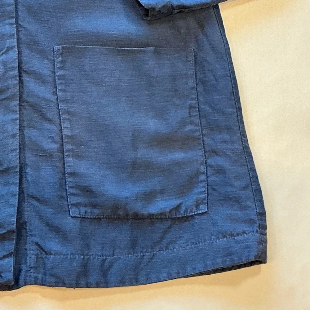 Prairie Underground | Lyocel/Linen Blend Made in USA Hidden Buttons Coat Sz‎ S